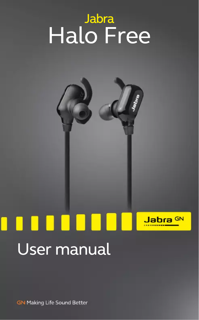 Page n°1 - Manuel utilisateur Jabra Halo Free