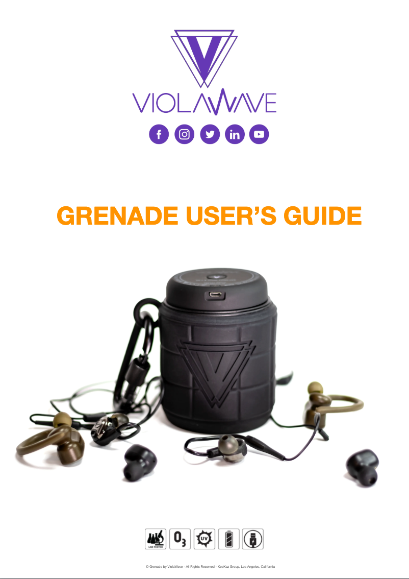 Page n°1 - Manuel utilisateur ViolaWave Grenade