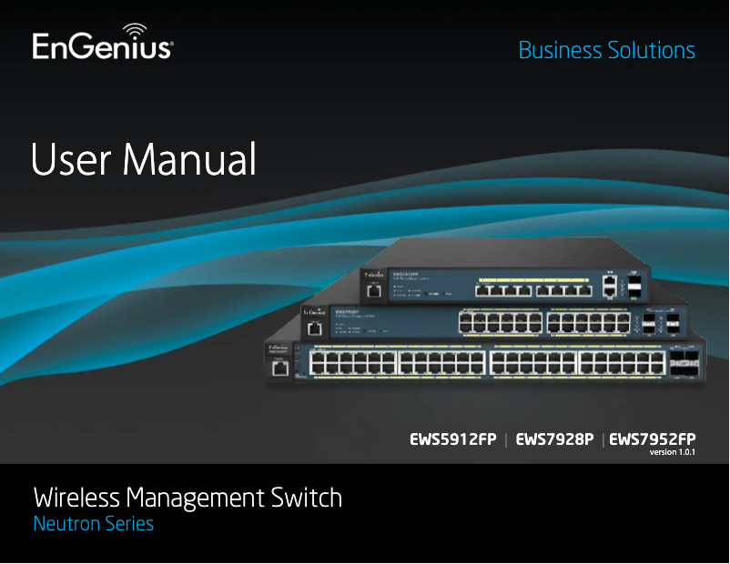 Page 1 de la notice Manuel utilisateur EnGenius EWS7952FP