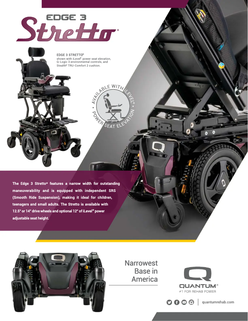 Page 1 de la notice Brochure Quantum Edge 3 Stretto