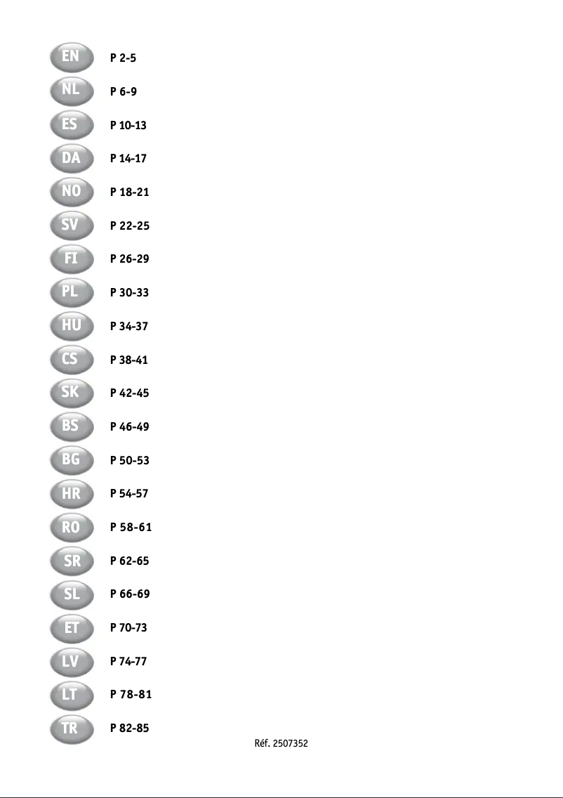 Image de la première page du manuel de l'appareil Fresh Express MB9058