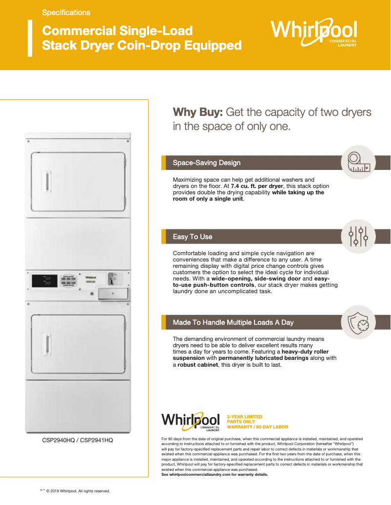 Image de la première page du manuel de l'appareil CSP2941HQ