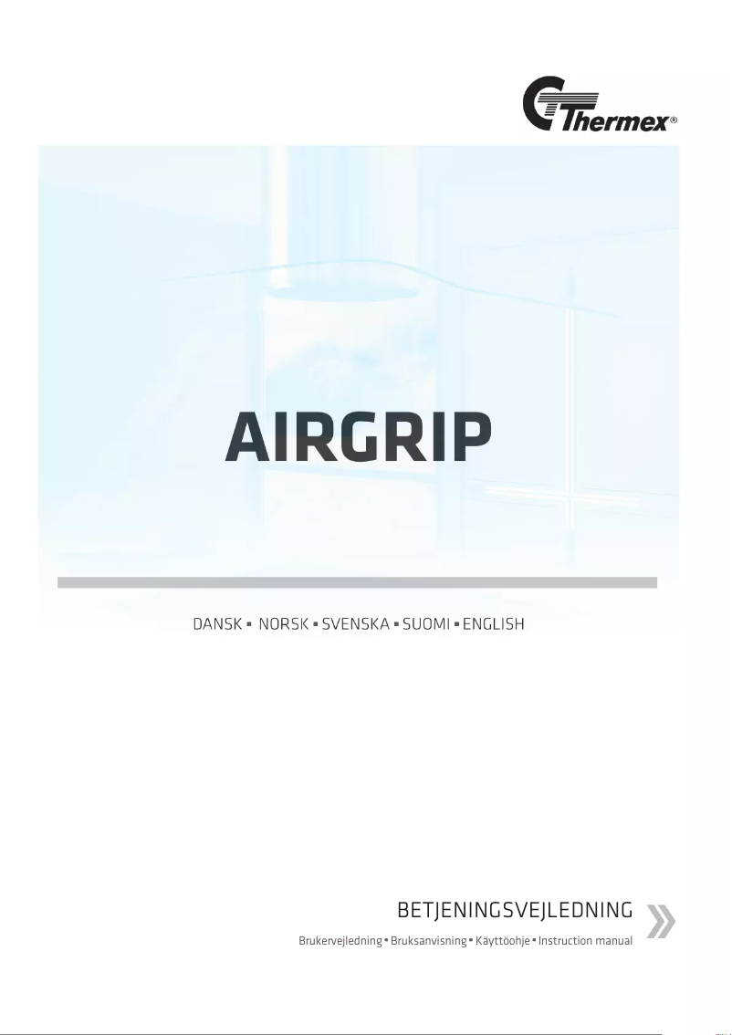 Image de la première page du manuel de l'appareil Airgrip