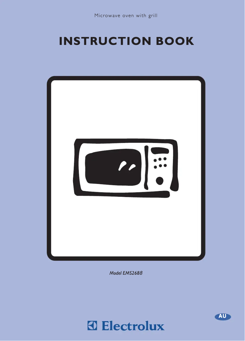 Page n°1 - Manuel utilisateur Electrolux EMS 2688 X