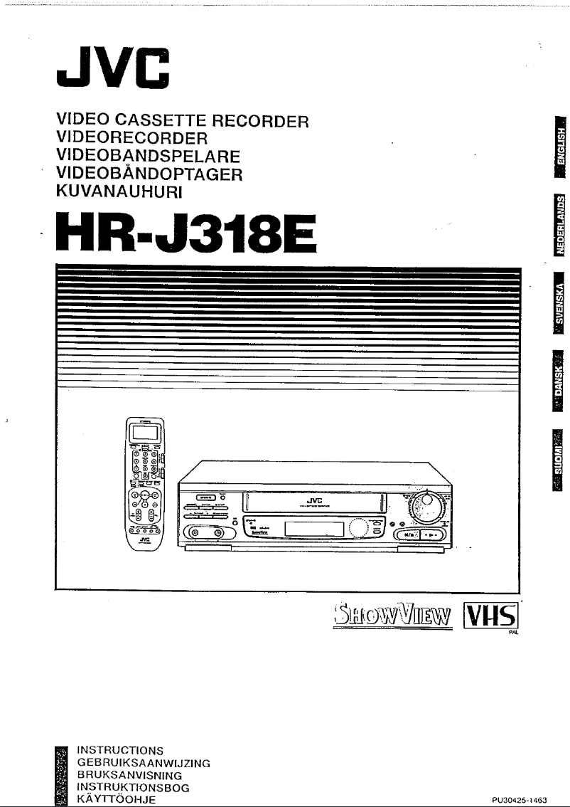 Página 1 del manual Manual de usuario JVC HR-J318E