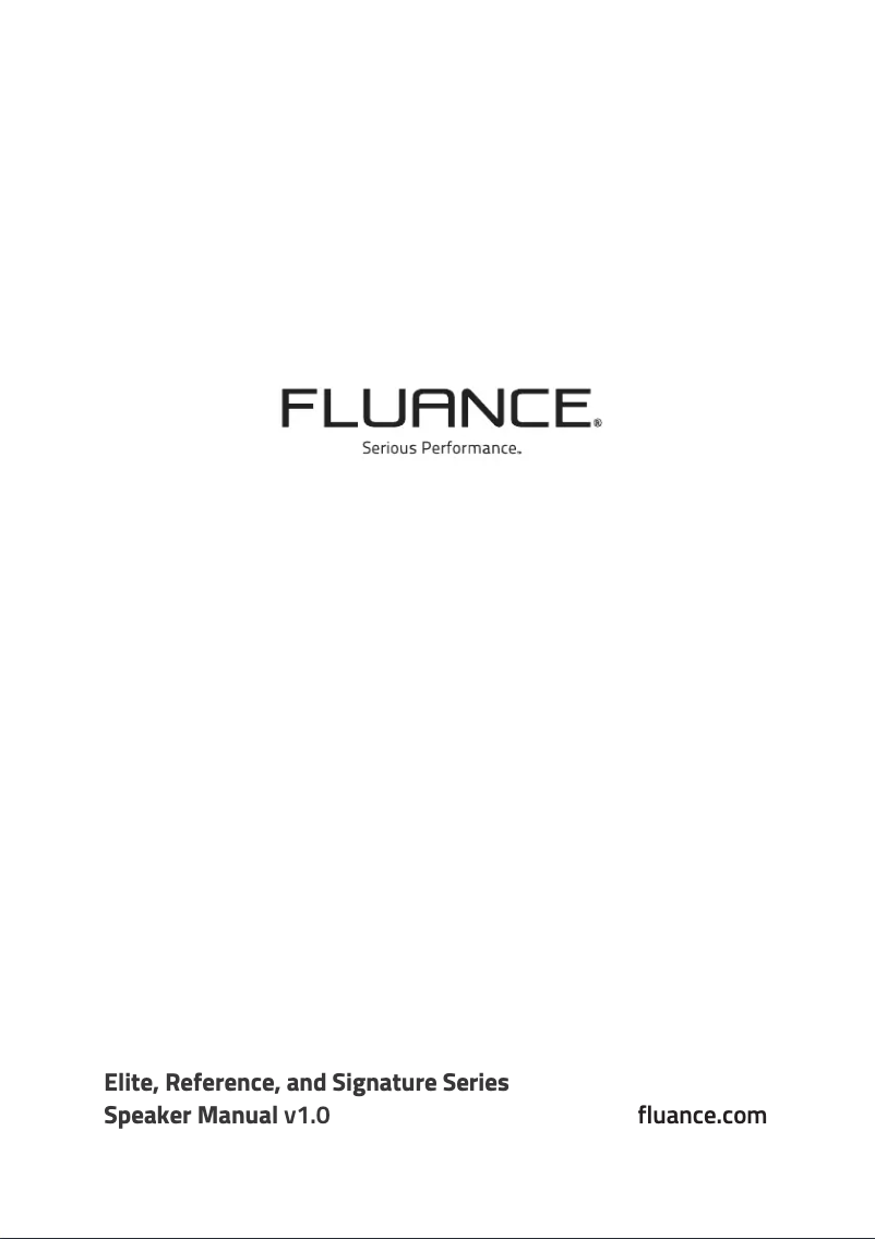 Page 1 de la notice Manuel utilisateur Fluance SX6WH