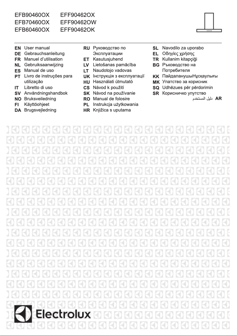 Page n°1 - Manuel utilisateur Electrolux EFB90460OX
