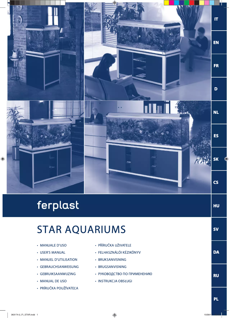 Image de la première page du manuel de l'appareil Star 160 Marine Water