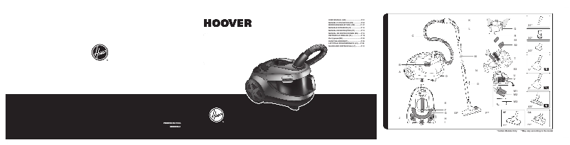 Page n°1 - Manuel utilisateur Hoover Hydropower HY73PET 011