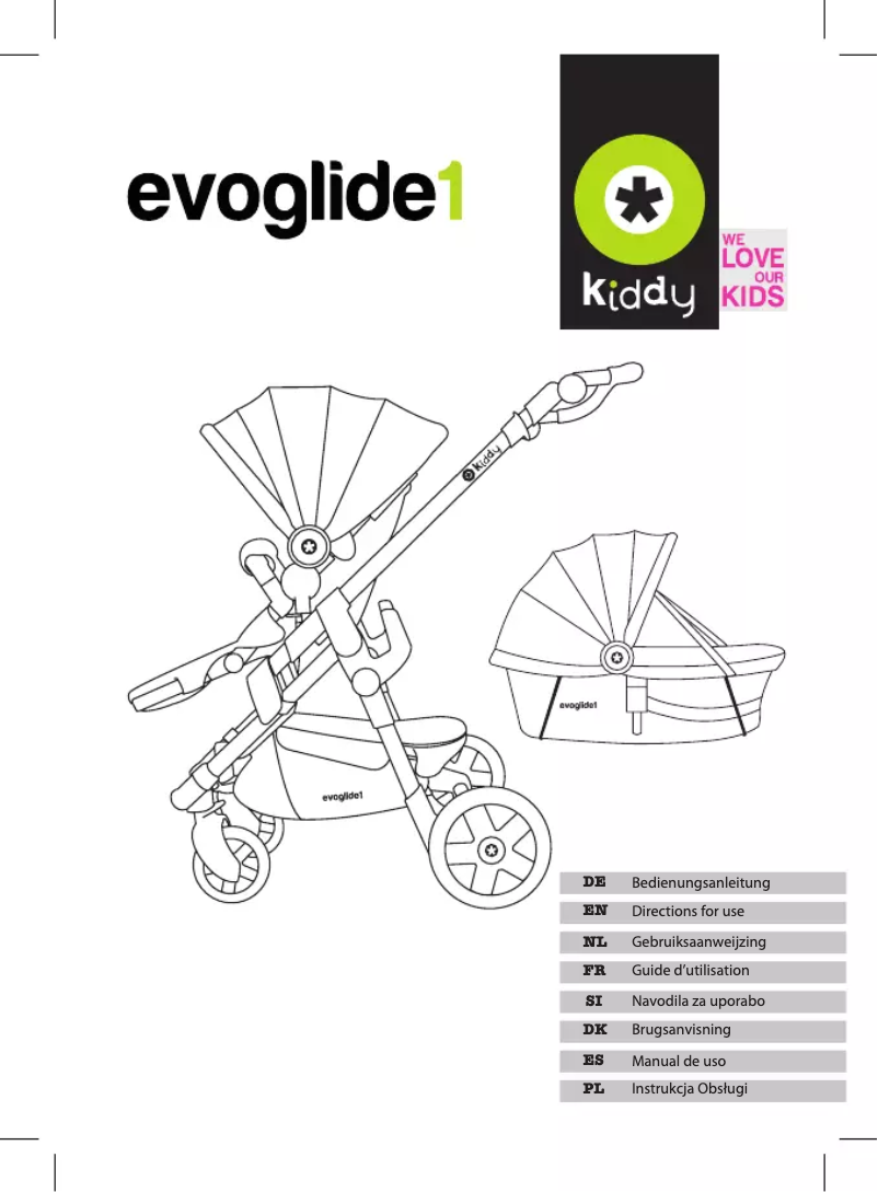 Page 1 de la notice Manuel utilisateur kiddy Evoglide 1