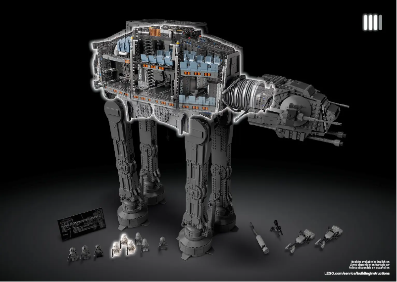 Page 1 de la notice Consignes visuelles Lego Star Wars 75313