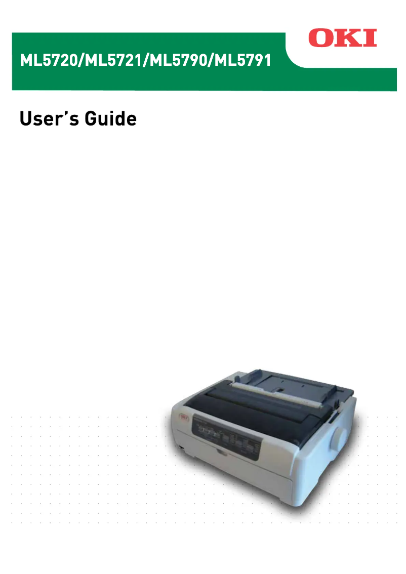 Image de la première page du manuel de l'appareil MicroLine 5790
