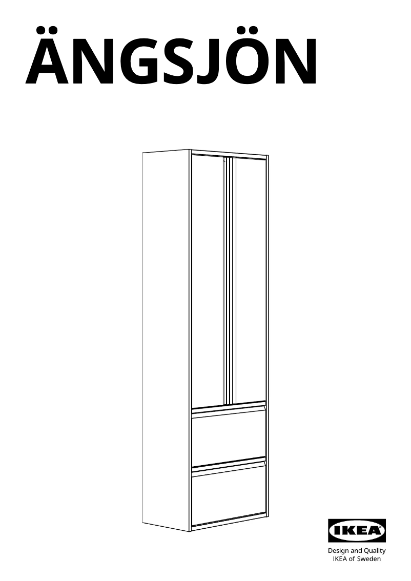 Página 1 del manual Manual de usuario Ikea ÄNGSJÖN 205.531.65