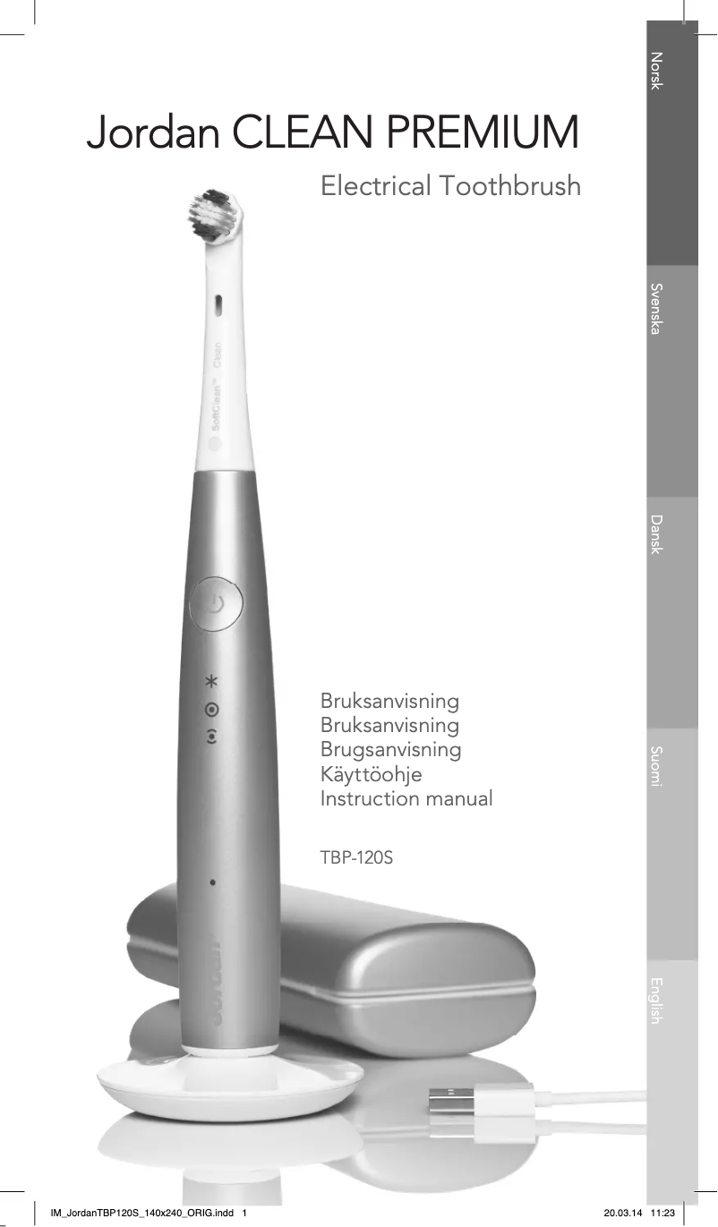 Page n°1 - Manuel utilisateur Jordan Clean Premium