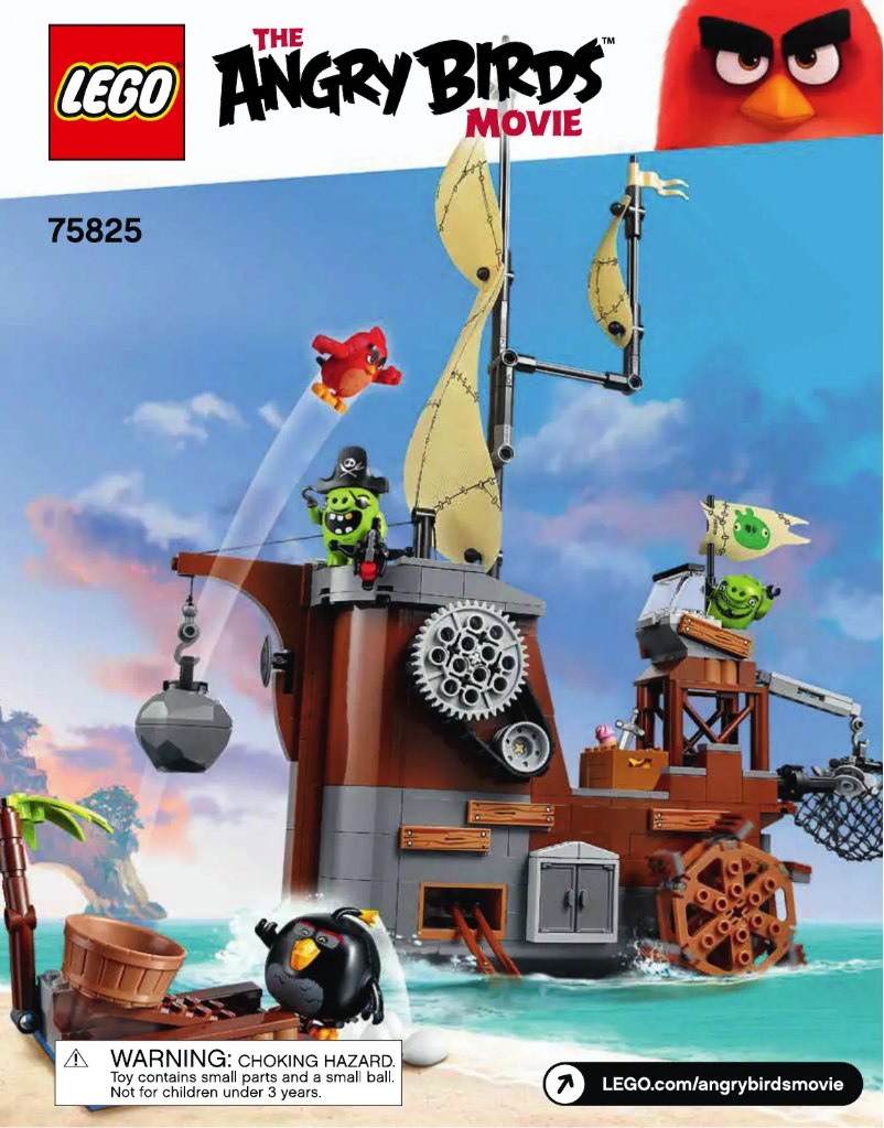 Page 1 de la notice Manuel utilisateur Lego Angry Birds 75825