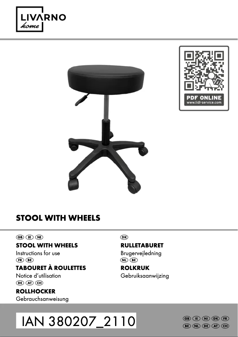 Image de la première page du manuel de l'appareil IAN 380207