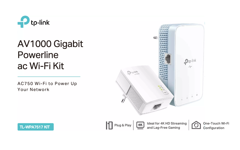 Page 1 de la notice Fiche technique TP-Link TL-WPA7517
