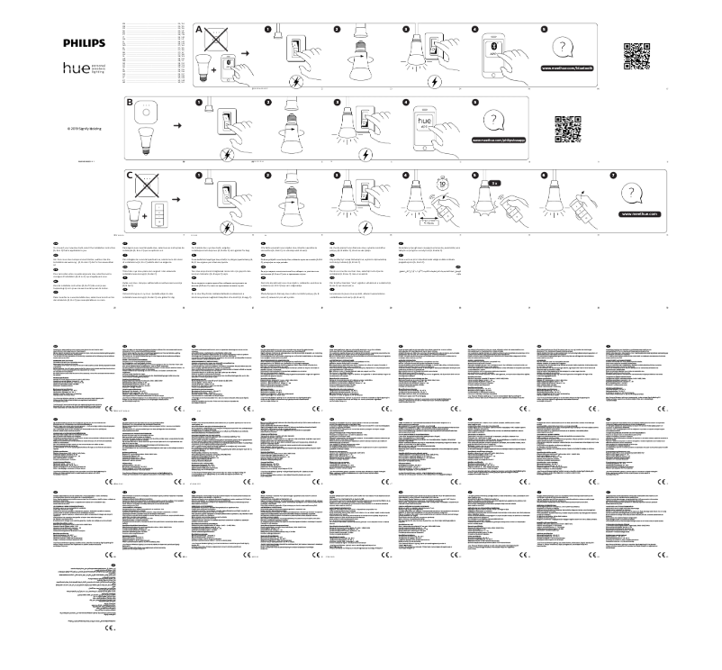 Página 1 del manual Manual de usuario Philips Hue White Ambiance E14