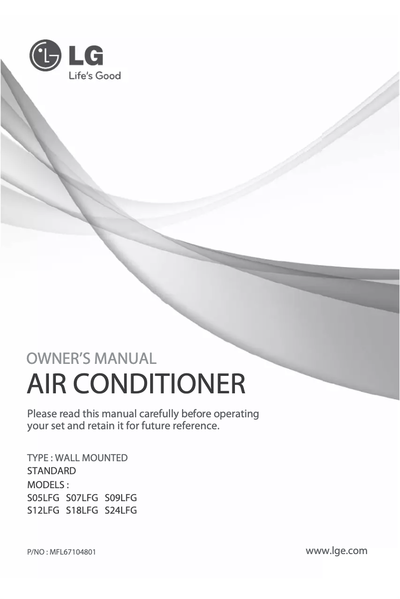 Página 1 del manual Manual de usuario LG HSNC246C4A1