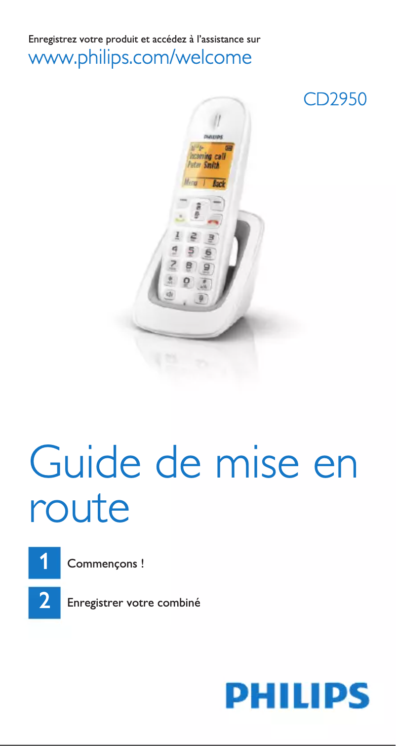 Imagen de la primera página del manual del dispositivo BeNear CD2950B