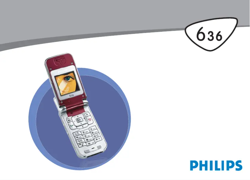 Page 1 de la notice Manuel utilisateur Philips 636