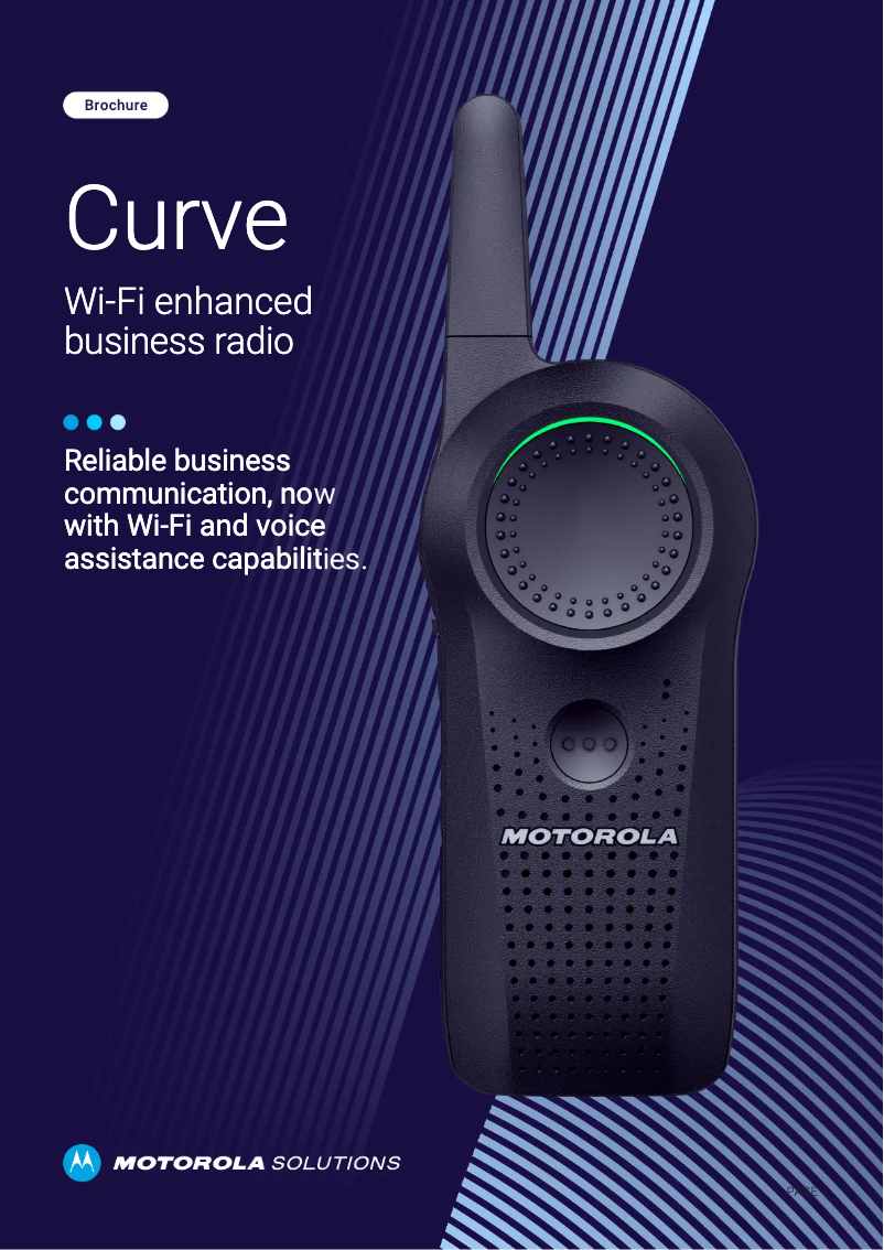 Page n°1 - Brochure Motorola Curve