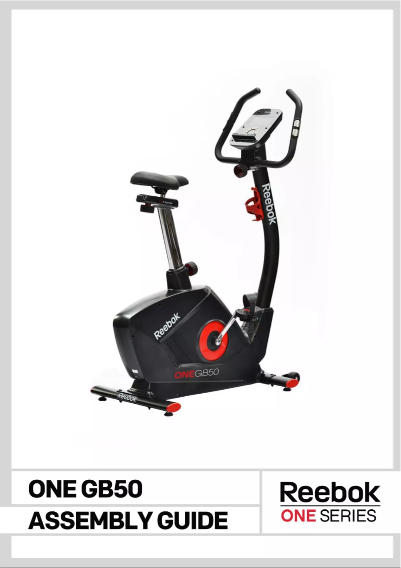 Image de la première page du manuel de l'appareil One GB50