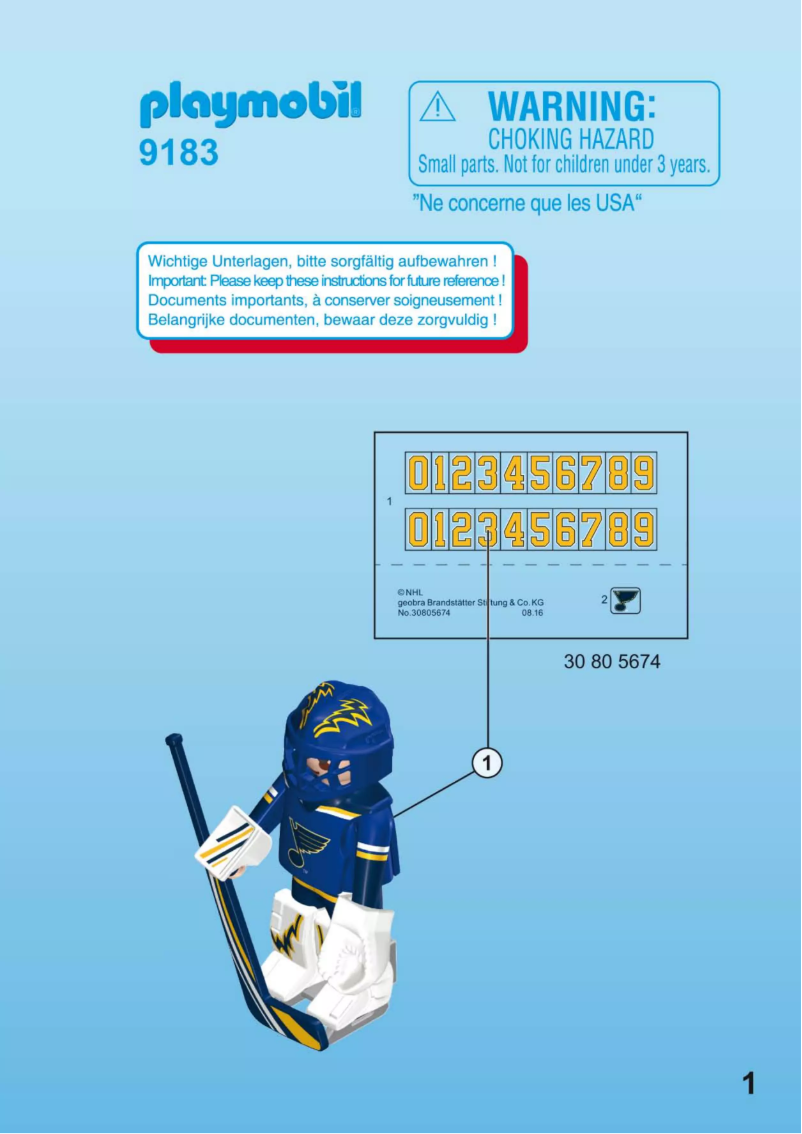 Image de la première page du manuel de l'appareil 9183