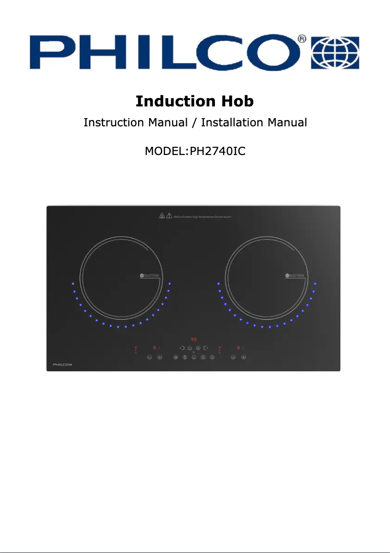 Page 1 de la notice Manuel utilisateur Philco PH2740IC