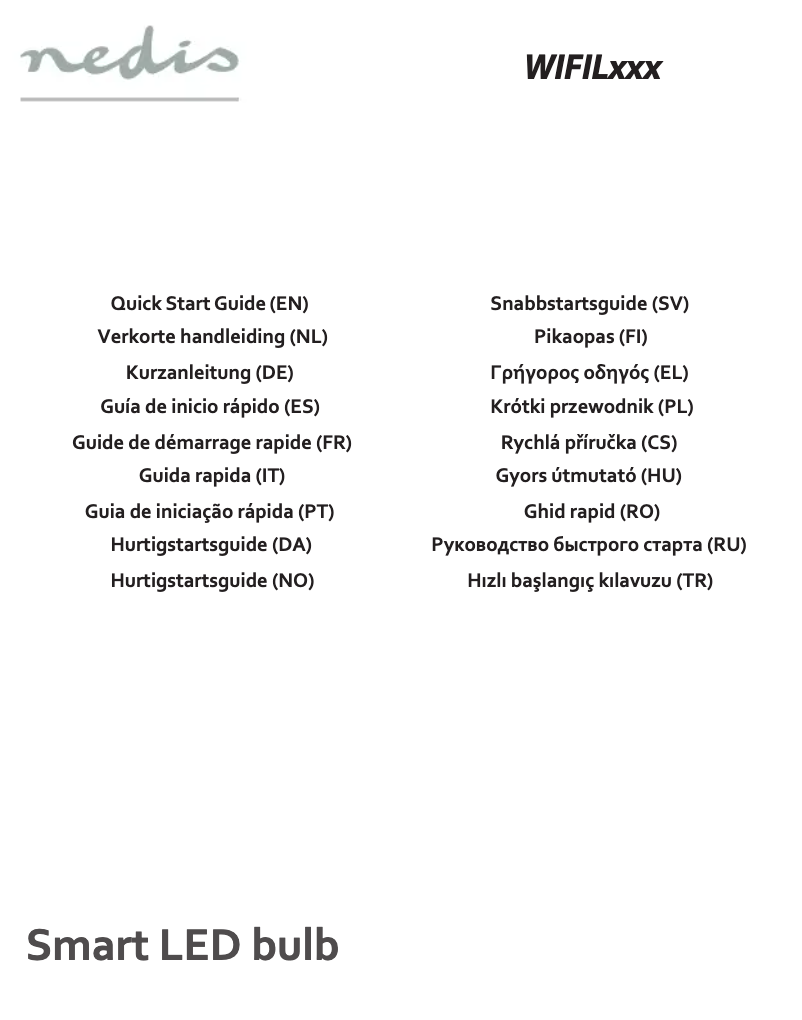 Image de la première page du manuel de l'appareil WIFILF10WTA60