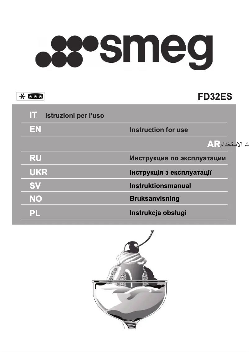 Page n°1 - Manuel utilisateur Smeg FD32ES