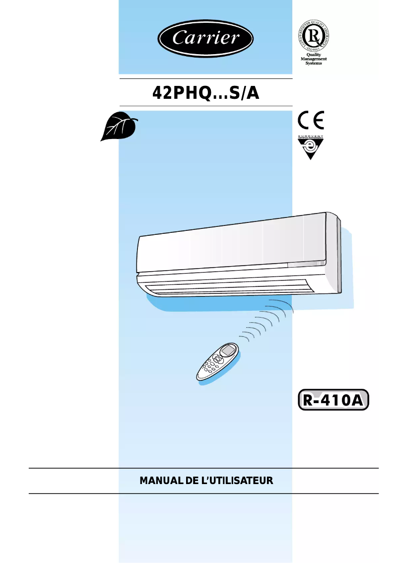 Image de la première page du manuel de l'appareil 42PHQ018