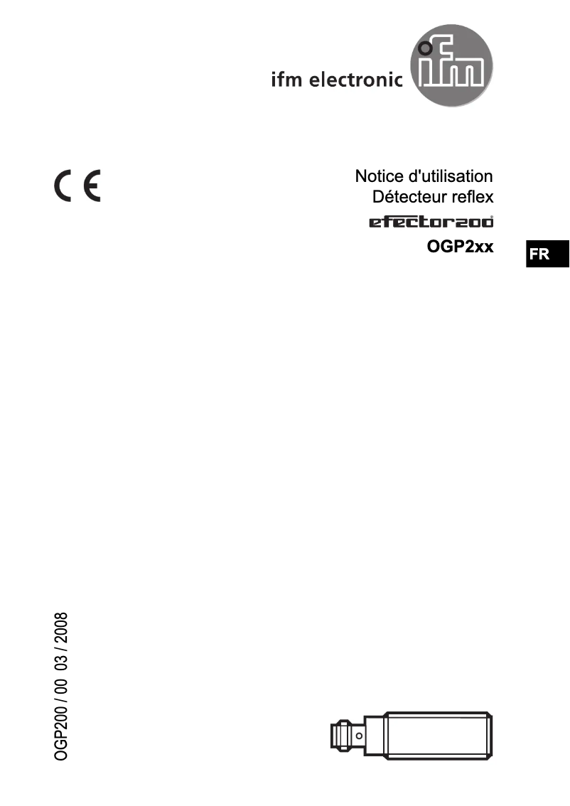 Página 1 del manual Manual de usuario IFM OGP201