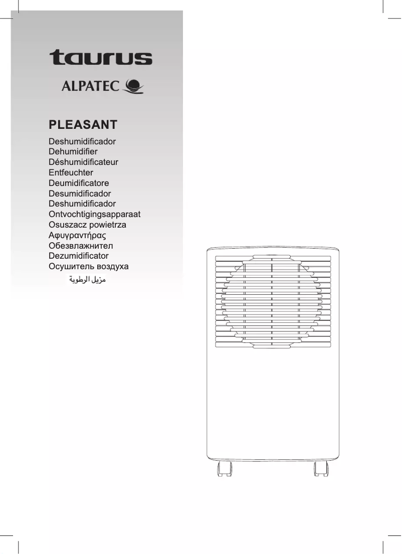Image de la première page du manuel de l'appareil Alpatec Pleasant