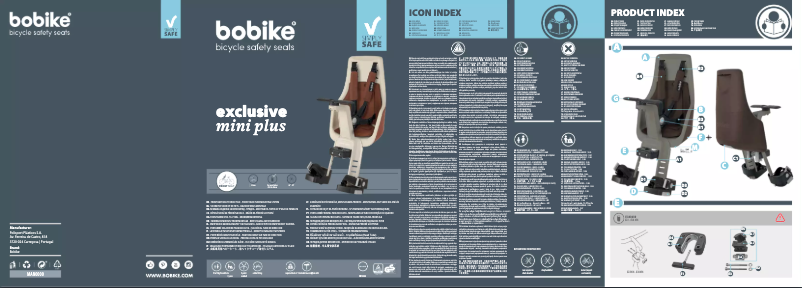 Page 1 de la notice Manuel utilisateur Bobike Exclusive mini Plus