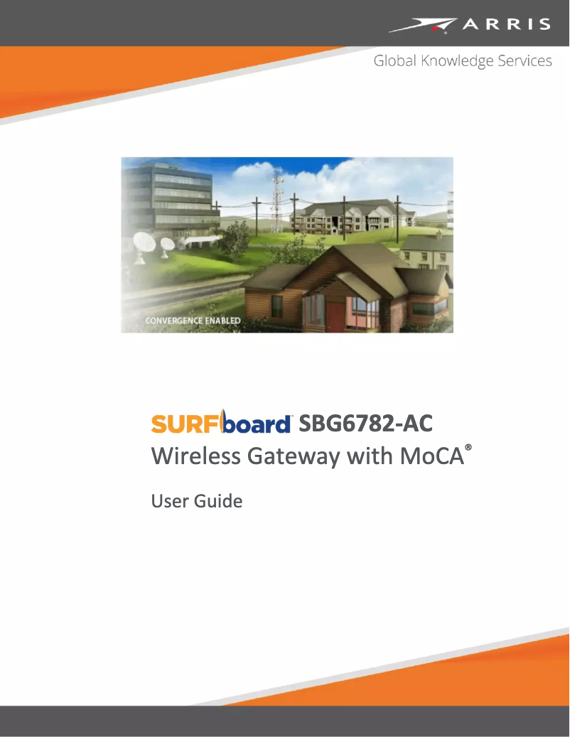 Image de la première page du manuel de l'appareil SURFboard SBG6782-AC