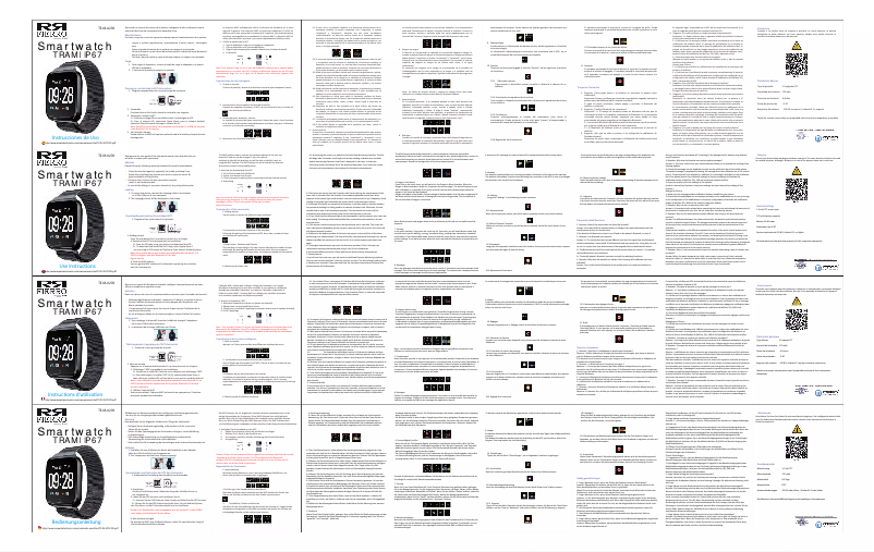 Image de la première page du manuel de l'appareil TE.03.0278.01