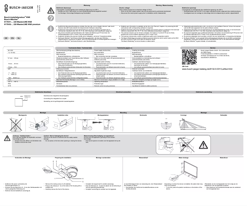 Imagen de la primera página del manual del dispositivo 2CKA006132A0312