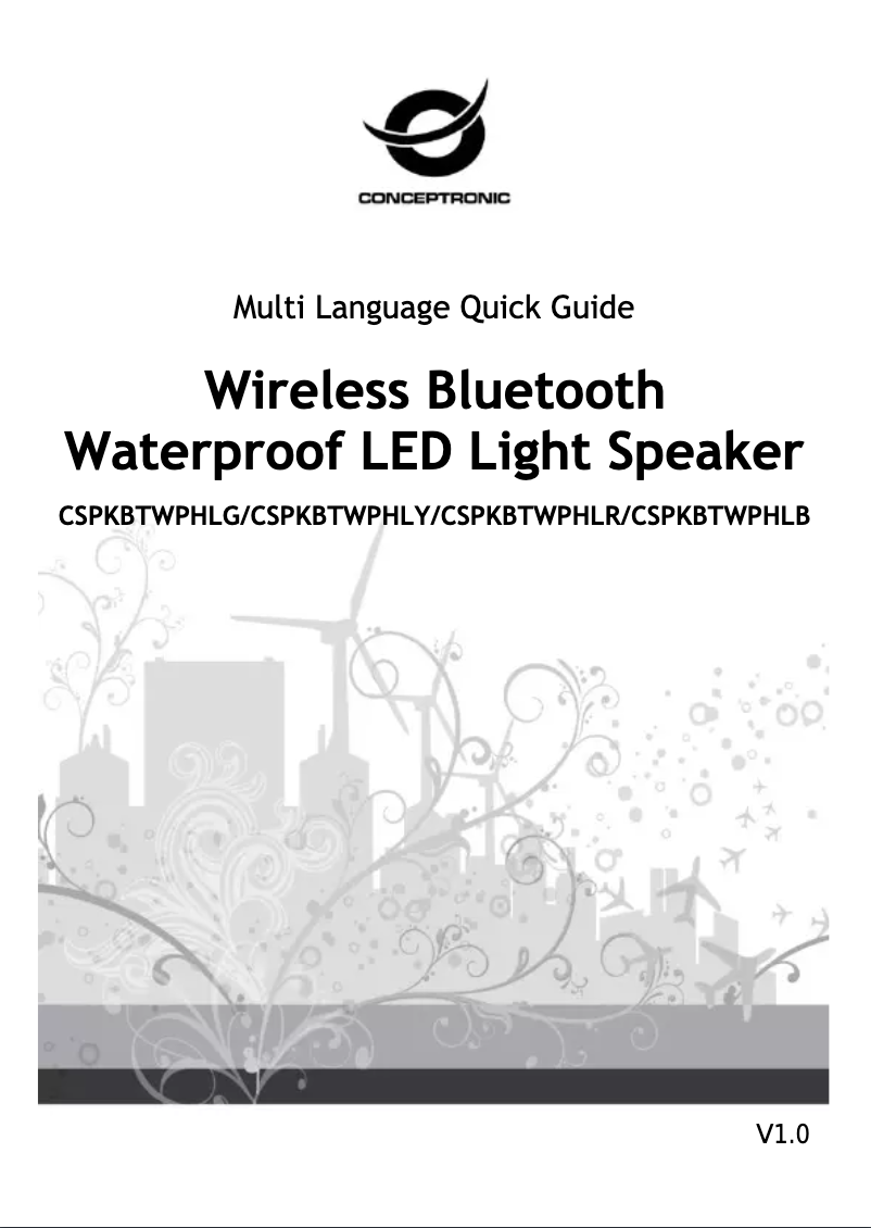Page n°1 - Manuel utilisateur Conceptronic CSPKBTWPHLB