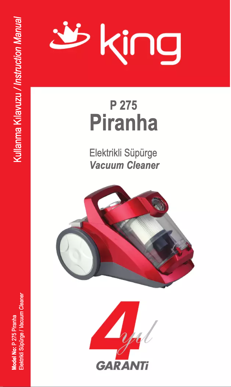 Image de la première page du manuel de l'appareil P-275