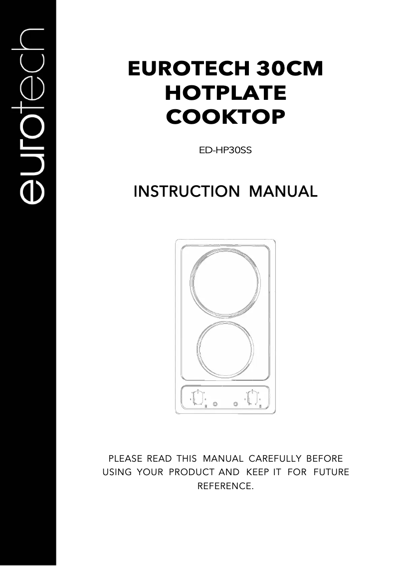 Page n°1 - Manuel utilisateur Eurotech ED-HP30SS