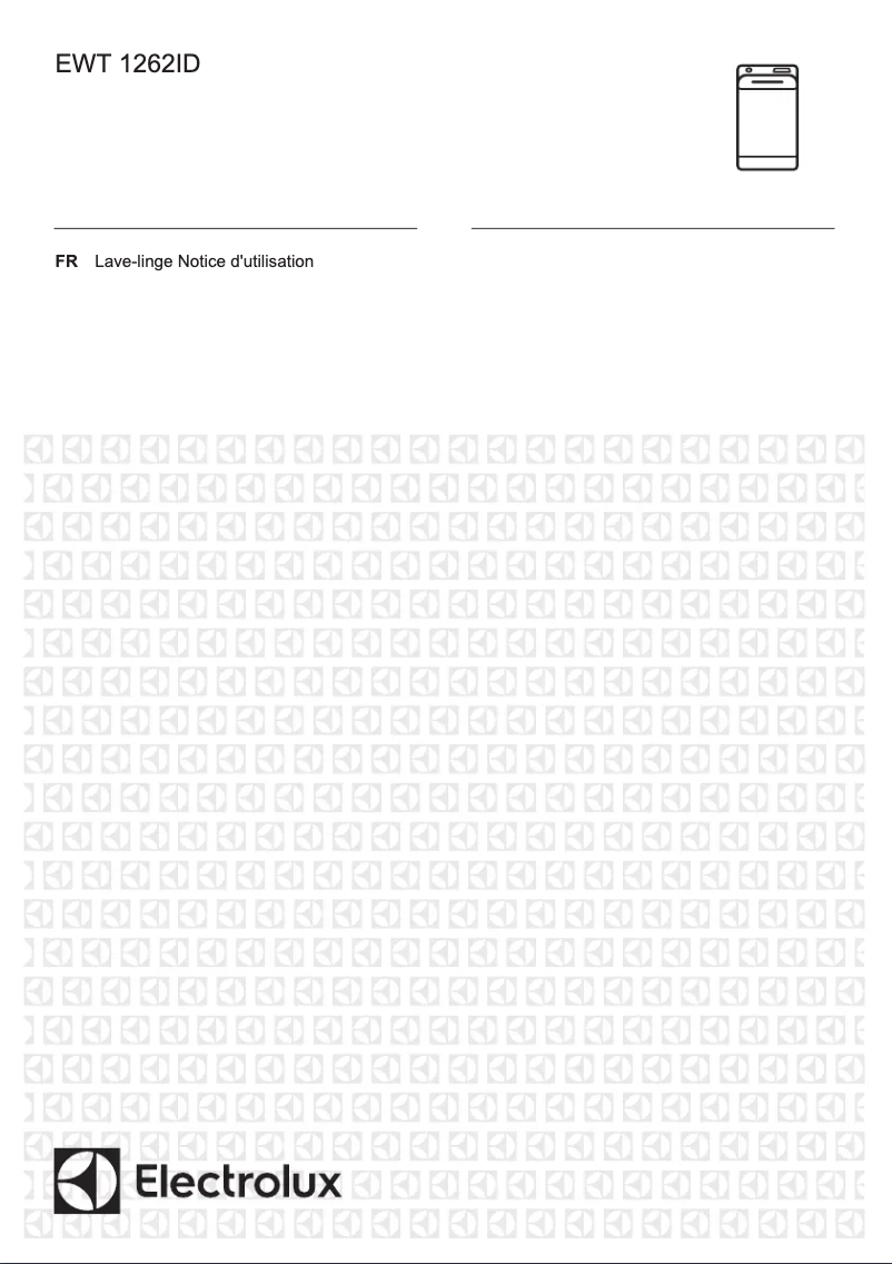 Image de la première page du manuel de l'appareil EWT1262ID