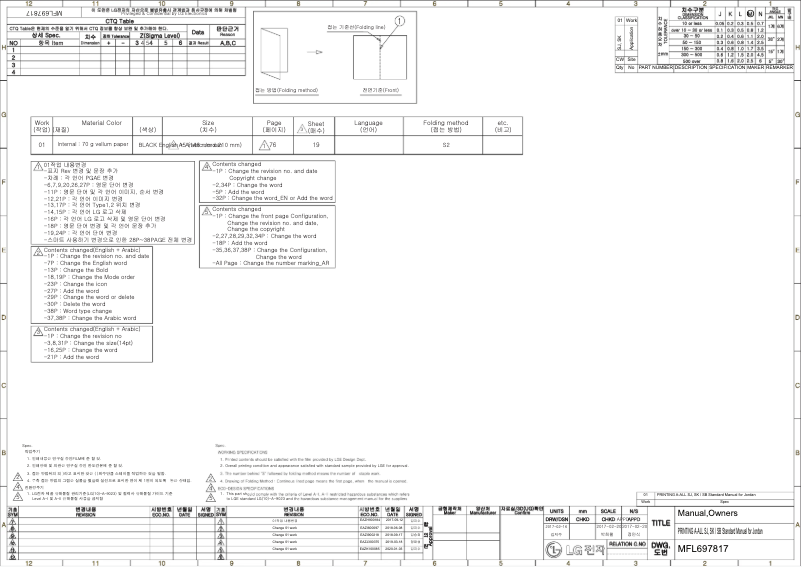 Page 1 de la notice Manuel utilisateur LG S4NW18KL3W0