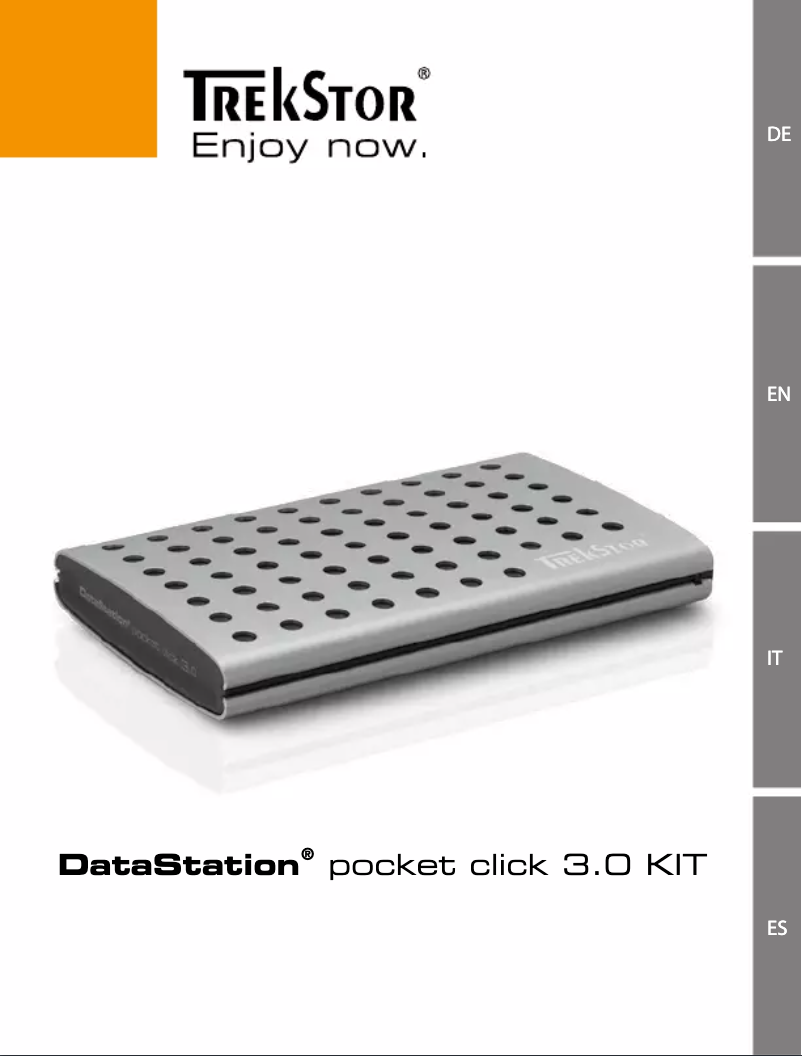 Image de la première page du manuel de l'appareil DataStation pocket click 3.0 KIT