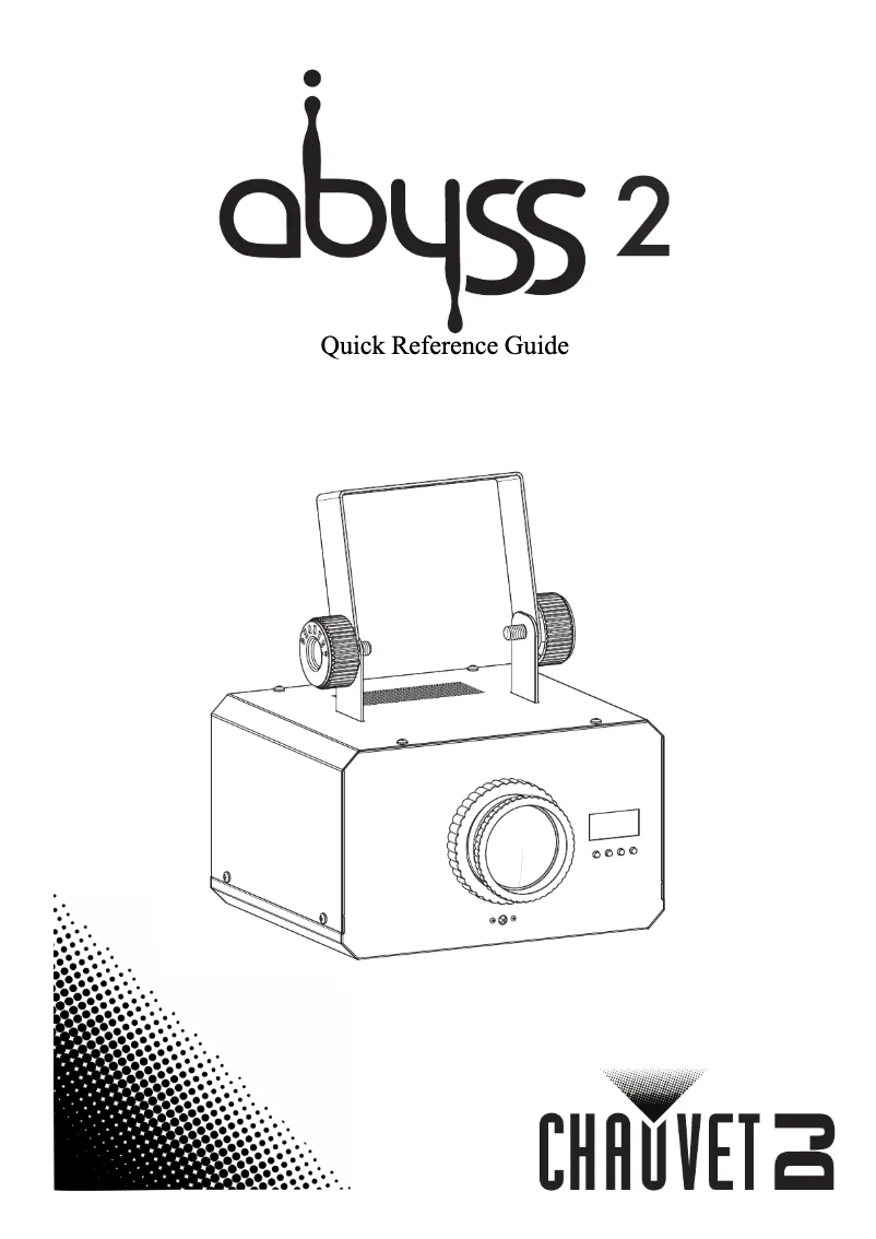 Page n°1 - Manuel utilisateur Chauvet Abyss 2