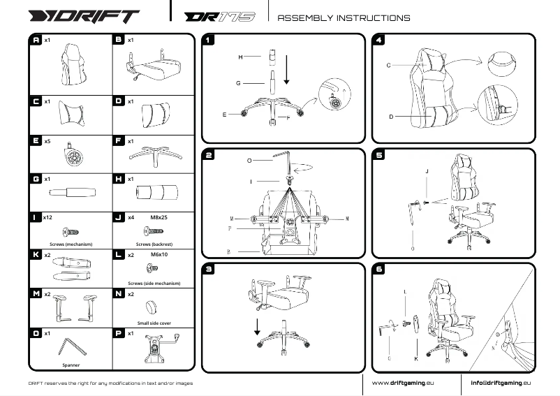 Image de la première page du manuel de l'appareil DR175