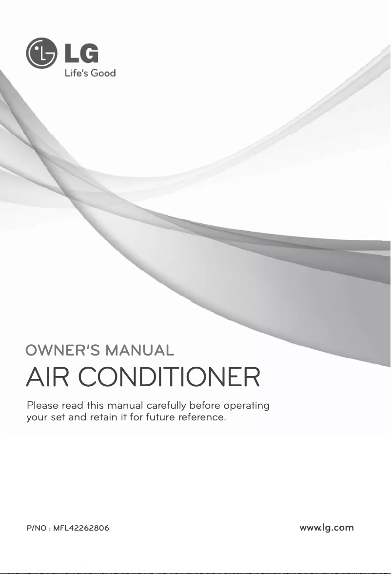 Page 1 de la notice Manuel utilisateur LG A12AW2