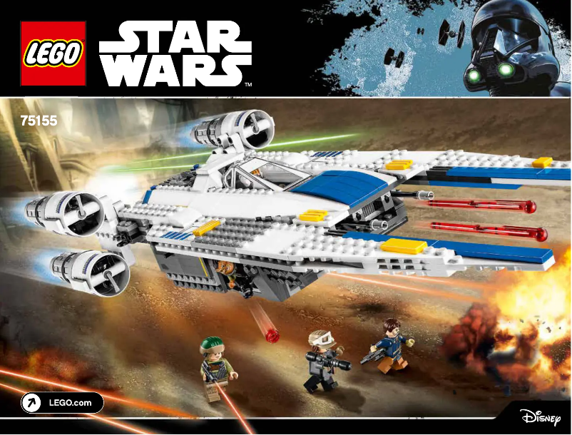 Image de la première page du manuel de l'appareil Star Wars 75155