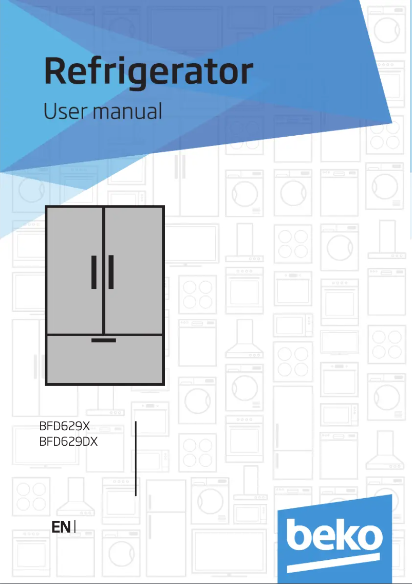 Page n°1 - Manuel utilisateur Beko BFD629X