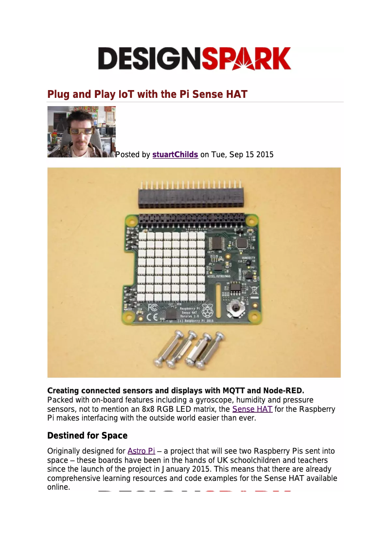 Page 1 de la notice Manuel utilisateur Raspberry Pi 8949310